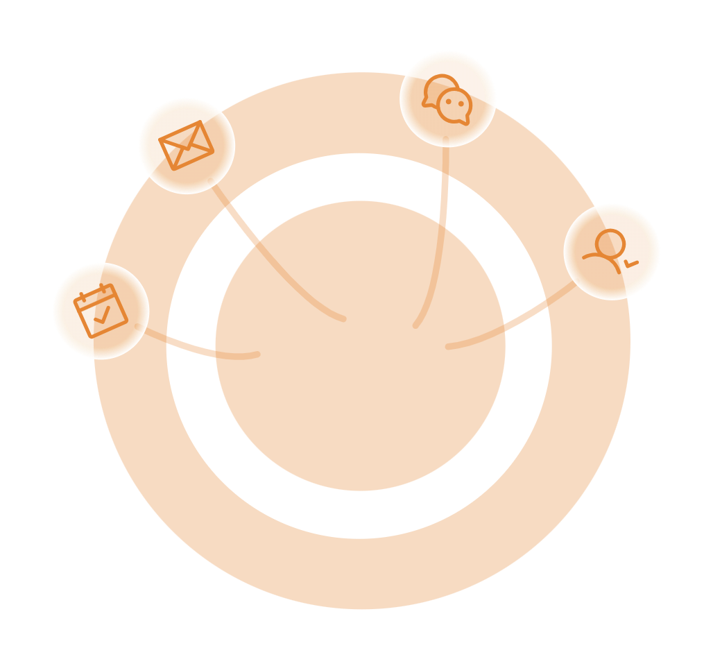 Social Media and Email Marketing Animation